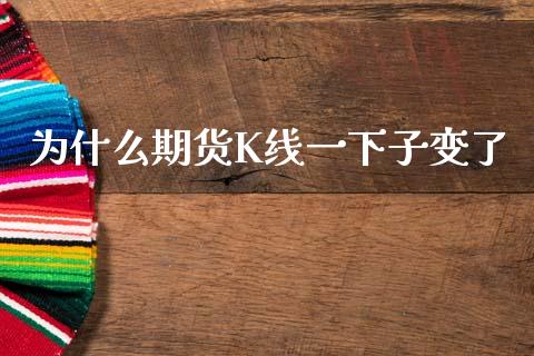 为什么期货K线一下子变了_https://www.gongyisiwang.com_原油期货_第1张