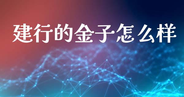 建行的金子怎么样_https://www.gongyisiwang.com_焦炭期货手续费_第1张