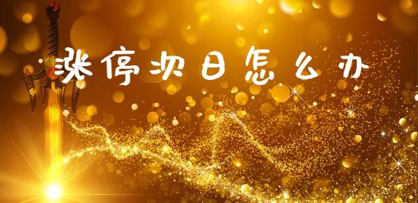 涨停次日怎么办_https://www.gongyisiwang.com_原油期货_第1张