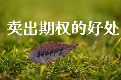 卖出期权的好处_https://www.gongyisiwang.com_广发期货手续费_第1张