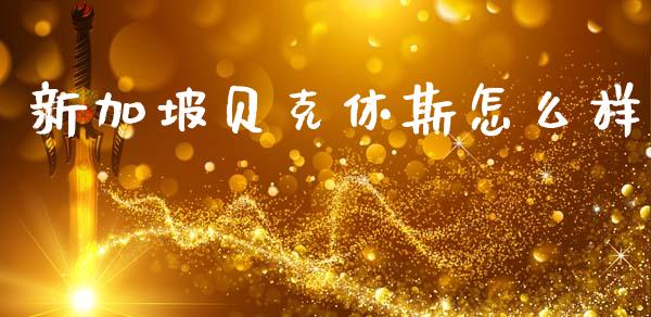 新加坡贝克休斯怎么样_https://www.gongyisiwang.com_恒指期货_第1张