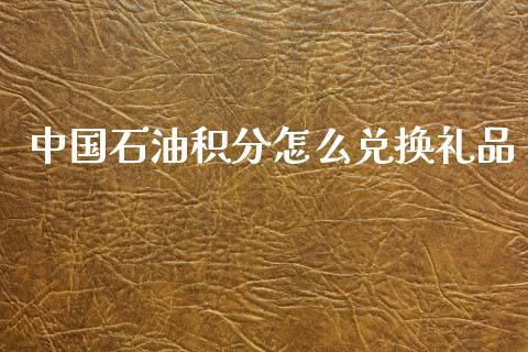 中国石油积分怎么兑换礼品_https://www.gongyisiwang.com_恒指期货_第1张