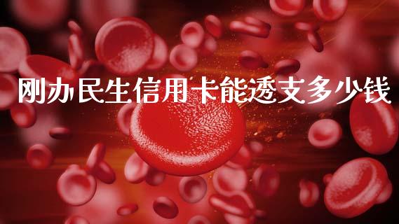刚办民生信用卡能透支多少钱_https://www.gongyisiwang.com_道指_第1张
