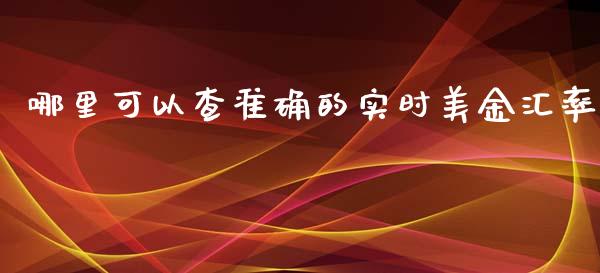 哪里可以查准确的实时美金汇率_https://www.gongyisiwang.com_股指期货交易手续费_第1张