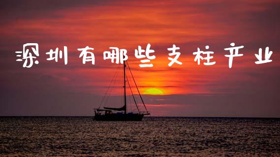 深圳有哪些支柱产业_https://www.gongyisiwang.com_焦炭期货手续费_第1张