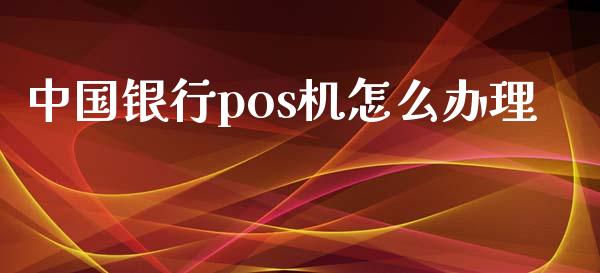 中国银行pos机怎么办理_https://www.gongyisiwang.com_焦炭期货手续费_第1张