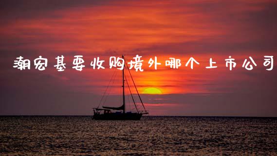 潮宏基要收购境外哪个上市公司_https://www.gongyisiwang.com_股指期货交易手续费_第1张