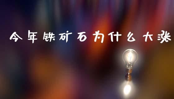 今年铁矿石为什么大涨_https://www.gongyisiwang.com_股指期货交易手续费_第1张