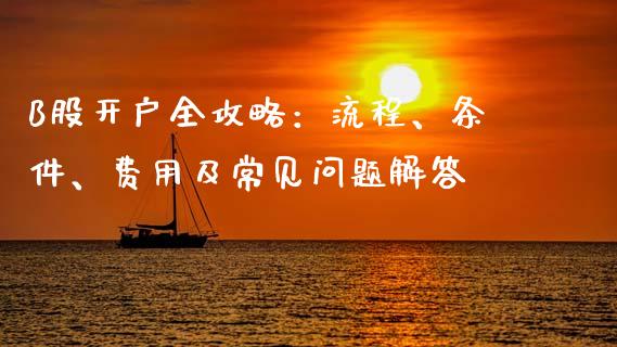 B股开户全攻略：流程、条件、费用及常见问题解答_https://www.gongyisiwang.com_恒指期货_第1张