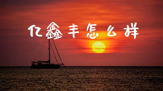 亿鑫丰怎么样_https://www.gongyisiwang.com_焦炭期货手续费_第1张