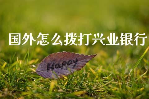 国外怎么拨打兴业银行_https://www.gongyisiwang.com_道指_第1张