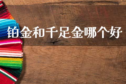 铂金和千足金哪个好_https://www.gongyisiwang.com_道指_第1张