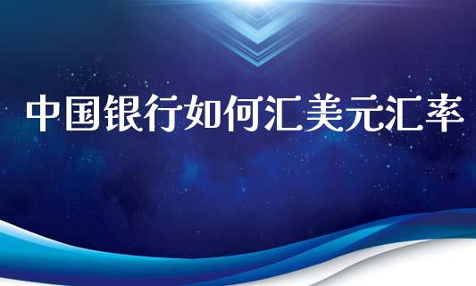 中国银行如何汇美元汇率_https://www.gongyisiwang.com_股指期货_第1张