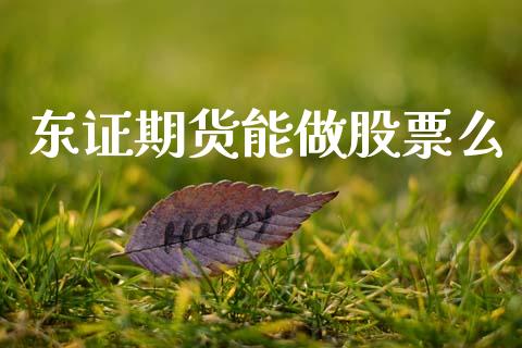 东证期货能做股票么_https://www.gongyisiwang.com_原油期货_第1张
