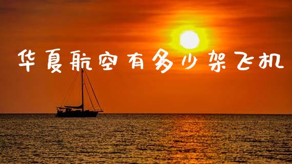 华夏航空有多少架飞机_https://www.gongyisiwang.com_道指_第1张