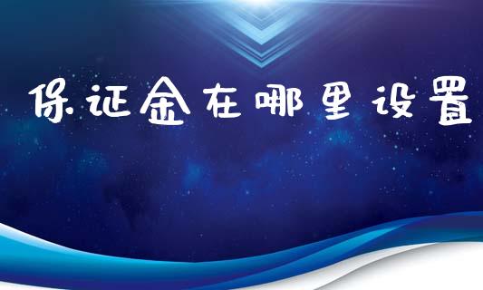 保证金在哪里设置_https://www.gongyisiwang.com_期货公司手续费排名_第1张
