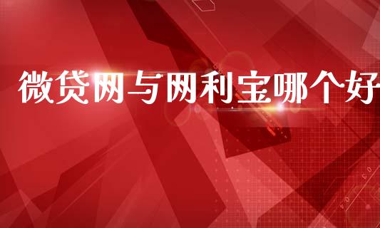 微贷网与网利宝哪个好_https://www.gongyisiwang.com_焦炭期货手续费_第1张