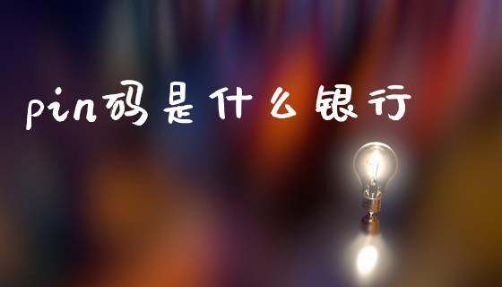 pin码是什么银行_https://www.gongyisiwang.com_焦炭期货手续费_第1张