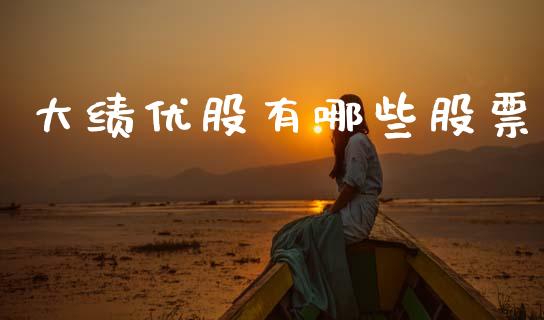 大绩优股有哪些股票_https://www.gongyisiwang.com_股指期货交易手续费_第1张