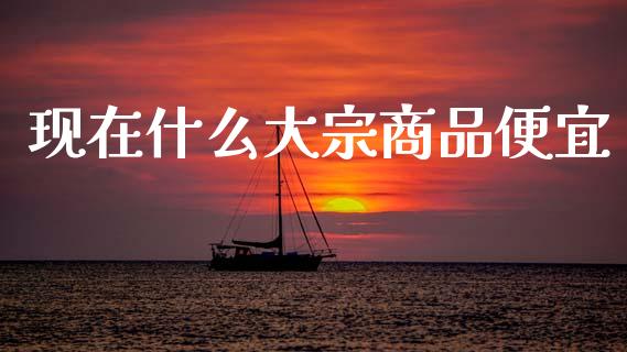 现在什么大宗商品便宜_https://www.gongyisiwang.com_焦炭期货手续费_第1张