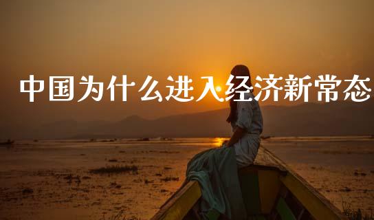 中国为什么进入经济新常态_https://www.gongyisiwang.com_道指_第1张