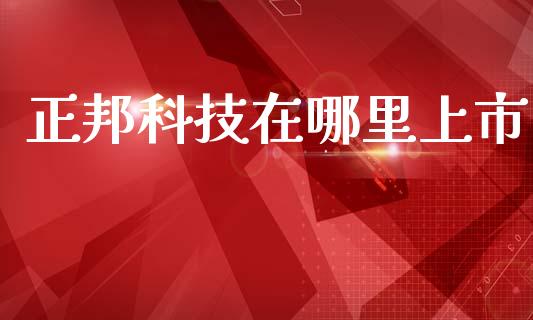 正邦科技在哪里上市_https://www.gongyisiwang.com_股指期货交易手续费_第1张