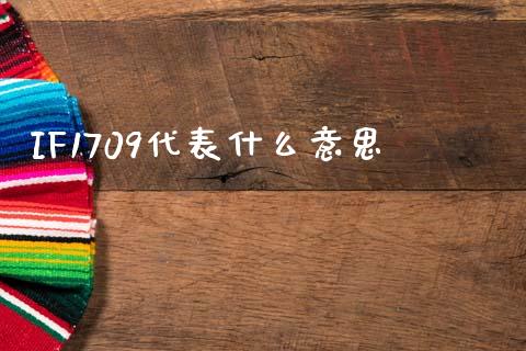 IF1709代表什么意思_https://www.gongyisiwang.com_焦炭期货手续费_第1张