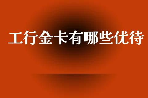 工行金卡有哪些优待_https://www.gongyisiwang.com_期货公司手续费排名_第1张