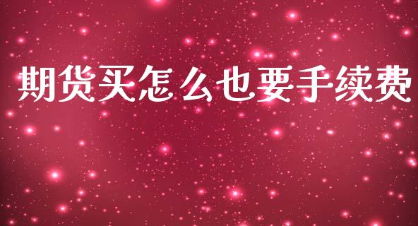 期货买怎么也要手续费_https://www.gongyisiwang.com_期货公司手续费排名_第1张