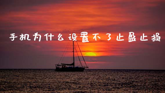 手机为什么设置不了止盈止损_https://www.gongyisiwang.com_道指_第1张