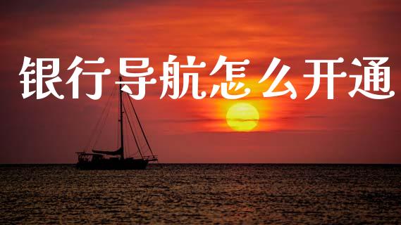 银行导航怎么开通_https://www.gongyisiwang.com_道指_第1张
