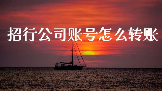 招行公司账号怎么转账_https://www.gongyisiwang.com_股指期货_第1张