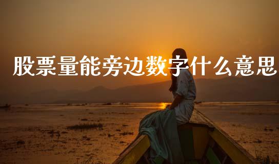 股票量能旁边数字什么意思_https://www.gongyisiwang.com_恒指期货_第1张