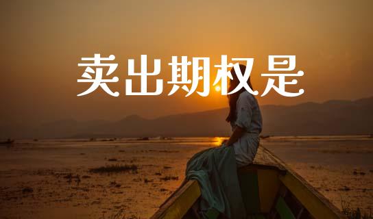 卖出期权是_https://www.gongyisiwang.com_期货公司手续费排名_第1张