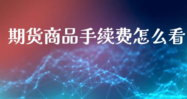 期货商品手续费怎么看_https://www.gongyisiwang.com_期货公司手续费排名_第1张