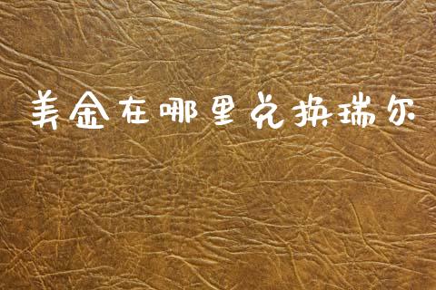 美金在哪里兑换瑞尔_https://www.gongyisiwang.com_恒指期货_第1张
