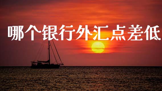 哪个银行外汇点差低_https://www.gongyisiwang.com_恒指期货_第1张