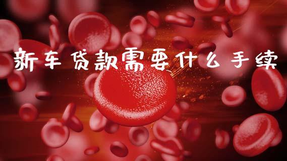 新车贷款需要什么手续_https://www.gongyisiwang.com_期货公司手续费排名_第1张