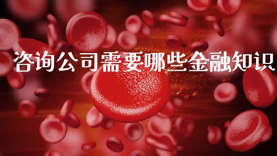 咨询公司需要哪些金融知识_https://www.gongyisiwang.com_道指_第1张