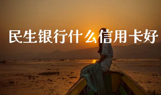 民生银行什么信用卡好_https://www.gongyisiwang.com_恒指期货_第1张