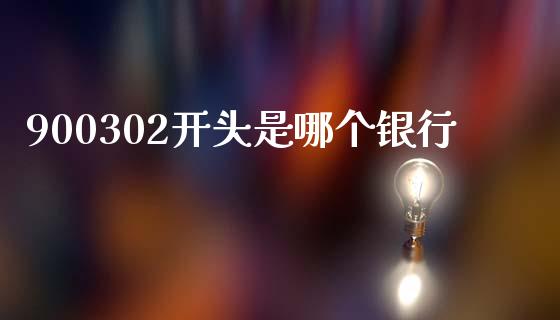 900302开头是哪个银行_https://www.gongyisiwang.com_股指期货_第1张