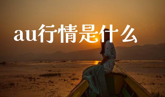 au行情是什么_https://www.gongyisiwang.com_期货公司手续费排名_第1张