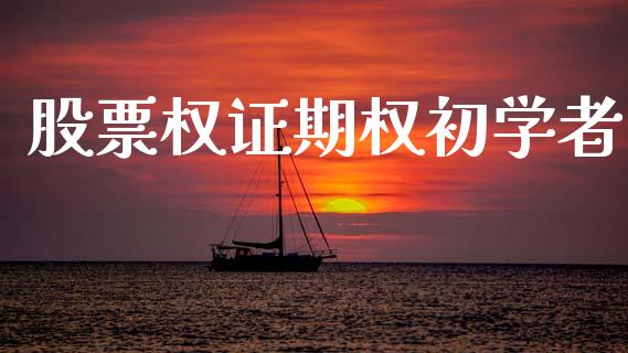 股票权证期权初学者_https://www.gongyisiwang.com_原油期货_第1张
