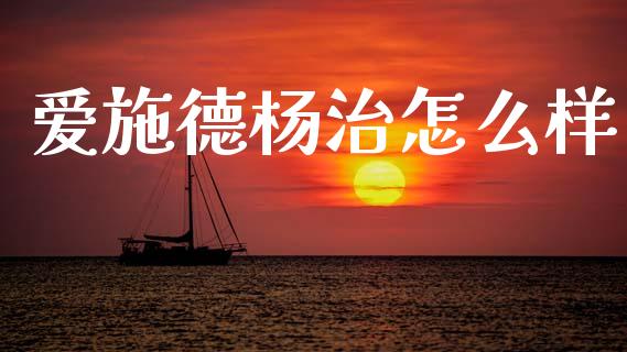 爱施德杨治怎么样_https://www.gongyisiwang.com_股指期货_第1张