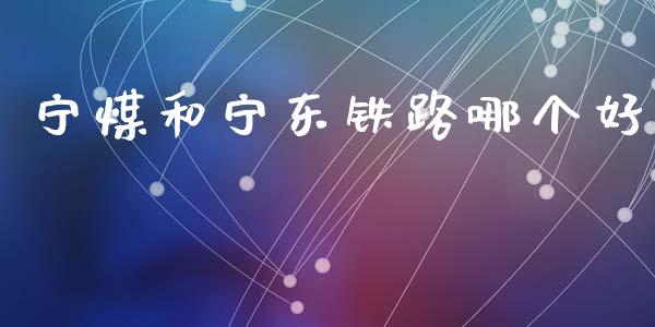 宁煤和宁东铁路哪个好_https://www.gongyisiwang.com_原油期货_第1张
