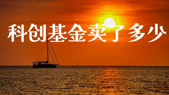 科创基金卖了多少_https://www.gongyisiwang.com_原油期货_第1张