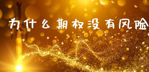 为什么期权没有风险_https://www.gongyisiwang.com_恒指期货_第1张