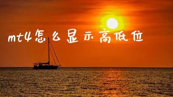 mt4怎么显示高低位_https://www.gongyisiwang.com_恒指期货_第1张