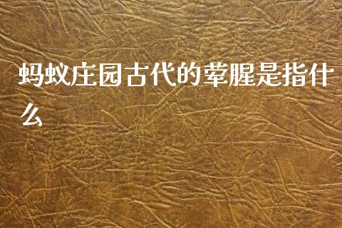 蚂蚁庄园古代的荤腥是指什么_https://www.gongyisiwang.com_期货公司手续费排名_第1张