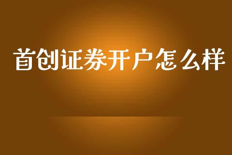 首创证券开户怎么样_https://www.gongyisiwang.com_原油期货_第1张